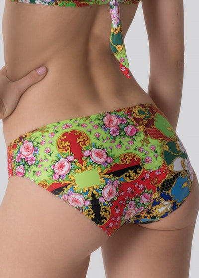 Swim Bikini Bottom 2300P13 [Roses XXL]